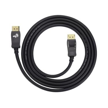 Imagem de Cabo DisplayPort Premium Para Alta Performance, Suporta 8K, UHDTV, Versão 1.4V, 240Hz, Ultra High Speed 32,4Gbps, 2 Metros, Preto, DP1420, ELG