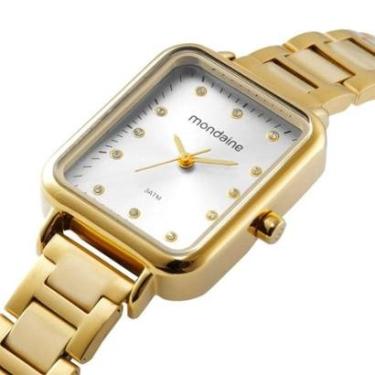 Imagem de Relógio Feminino Quadrado Vintage Mondaine Cristais-Feminino