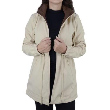 Imagem de Jaqueta Feminina Pellini Dupla Face Bege e Marrom - PL-4903-Feminino
