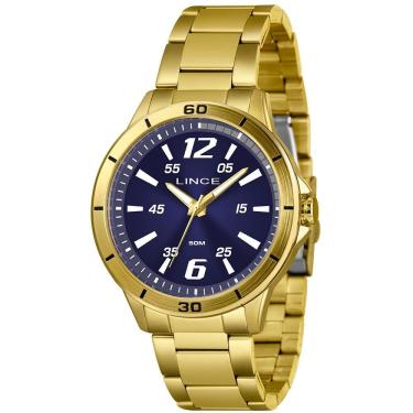 Imagem de Relógio Lince Masculino Ref: Mrgm052l46 D2kx Casual Dourado