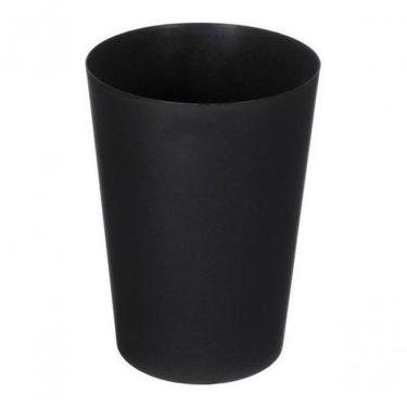 Imagem de Cesto Lixeira JSN 22L em Plástico Abertura Manual para Uso Comercial Resistente Preto