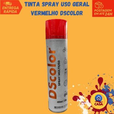 Imagem de Tinta Spray Uso Geral Vermelho DSColor - DS Color