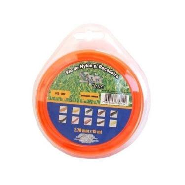 Imagem de Fio de Nylon 15 Metros 2,70mm Quadrado para Roçadeira Spin Blister Vul