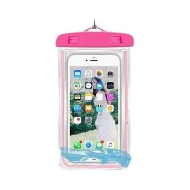 Imagem de Capa De Telefone Portátil À Prova d'Água, Bolsa Luminosa Subaquática C