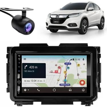 Imagem de Central Multimídia Automotiva 2DIN 7810H 710H com Bluetooth USB Auxiliar Kit Moldura e Câmera de Ré Compatível