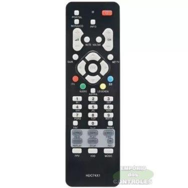 Imagem de Controle remoto net tv digital preto -9004 -7111