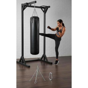 Imagem de Saco de Pancada Profissional 160cm: Treino Completo Boxe e M - Congrat