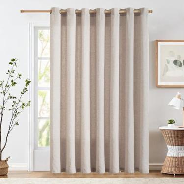 Imagem de Cortina jinchan Linen White 254x213cm com filtragem de luz 1 painel
