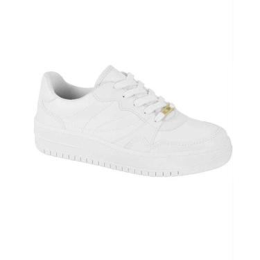 Imagem de Tenis Vizzano Feminino Casual Plataforma Alta - Preto/Branco - 40-Feminino
