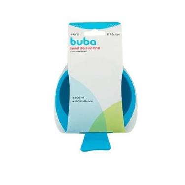 Imagem de Pratinho Bowl de silicone com Ventosa Azul12638 Buba - Buba Baby