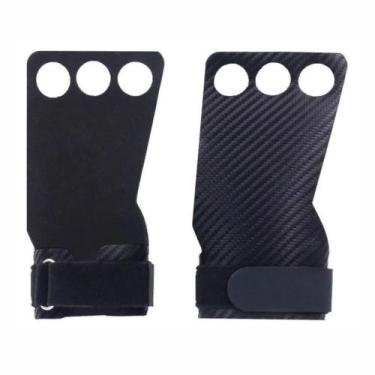 Imagem de Luva Hand Grip Carbono Protetor 3 dedos Cross Training LPO Academia Wo