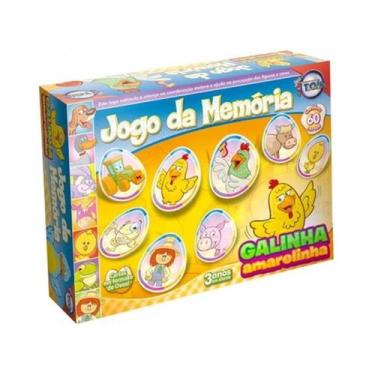 Imagem de Jogo da Memória Galinha Amarelinha Brinquedos Toia - 12102