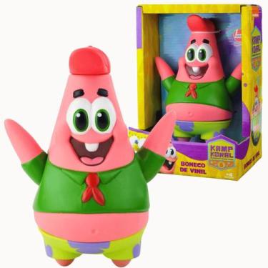 Imagem de Boneco Patrick Estrela de Vinil Articulado Bob Esponja Lider