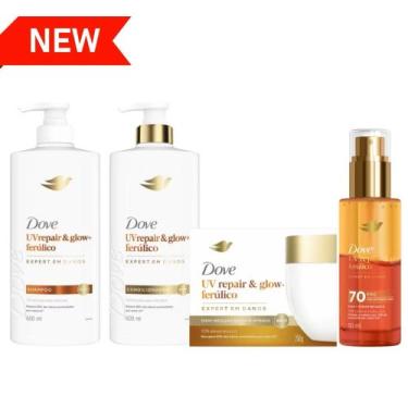 Imagem de Kit Dove Shampoo 600 Ml+ Cond 600 Ml + Mascara 270Gr + Serun 100 Ml UV