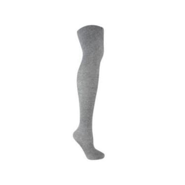 Imagem de Meia calça infantl menina algodão Everly ref 23, M, Cinza
