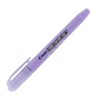 Imagem de Marca texto roxo pastel Pilot