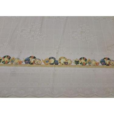 Imagem de Tecido Renda Pratos - Via Decor