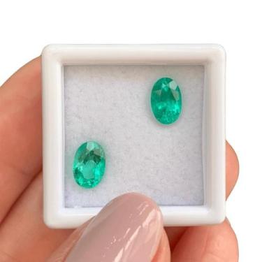 Imagem de Esmeralda Oval Par 1,79ct - ENE2ESE