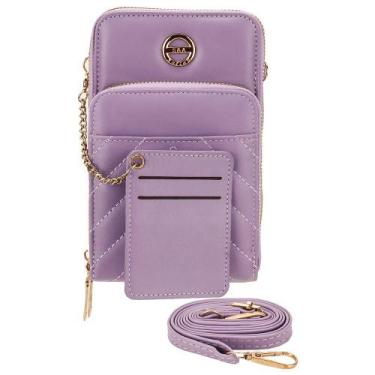 Imagem de Bolsa feminina transversal h.e sq2397, Lilás, U