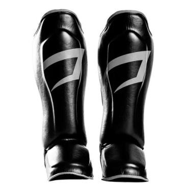 Imagem de Caneleira de Muay Thai Pretorian New Impact Unis Gym Séries - Preto/Pr