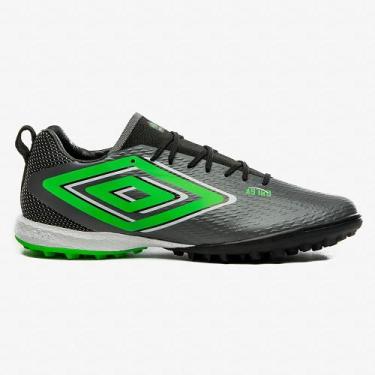 Imagem de Chuteira Society Umbro Astro, 43, Preto, Verde