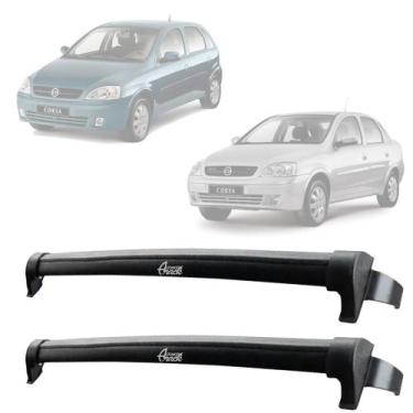 Imagem de Rack Teto Aluminio Automotive Rack GM Corsa Hatch SDN PRETO