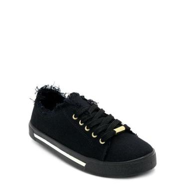 Imagem de Tênis Casual Infantil Menina Molekinha 2524.331 Preto, 31, Preto