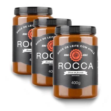 Imagem de Doce de Leite Rocca com Avelã 400g Kit 3 Unidades