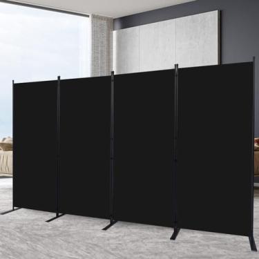 Imagem de Divisória de quarto HOMSCREENER portátil de 4 painéis 2m Tecido 240g