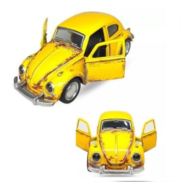 Imagem de Brinquedo Fusca Envelhecido 1981 Carrinho De Fricção Metal - Diecast