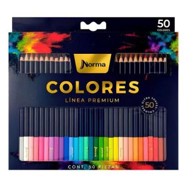 Imagem de Lápis de Cor Línea Premium Cores Intensas Suave ao Pintar Ponta Resist