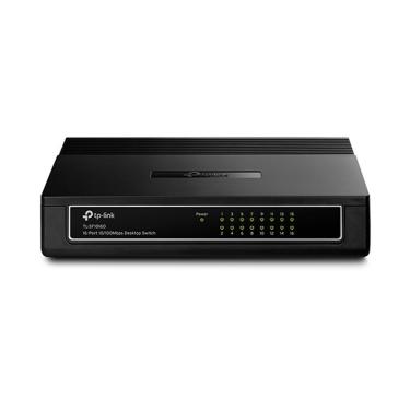 Imagem de Switch de Rede TL-SF1016D 16 Portas Fast Ethernet 10-100MBPS Plug And Play Preto TP-Link