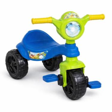 Imagem de Carrinho Infantil Passeio Kemotoca Dino com Empurrador  Conforto e Div