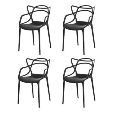 Imagem de Kit Cadeira Allegra com 4 Unidades - XPLAST