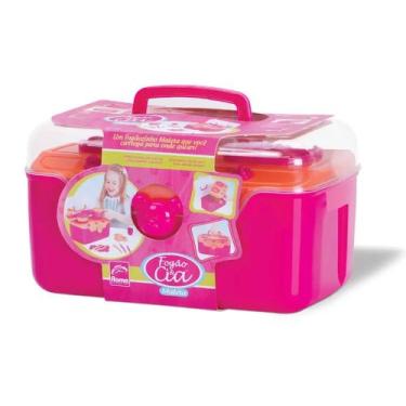 Imagem de Fogão Infantil Maleta Rosa 5301 - Roma