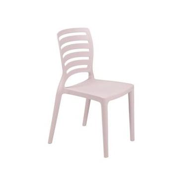 Imagem de Cadeira Infantil Tramontina Sofia Empilhável em Polipropileno Rosa Pastel