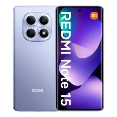 Imagem de Xiaomi Redmi Note 15 Lançamento 2026 Global 8GB RAM, 256GB, Roxo Elega