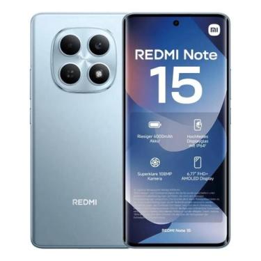 Imagem de Redmi Note 15 Lançamento 2026 Global 8GB RAM, 256GB, Azul - Xiaomi