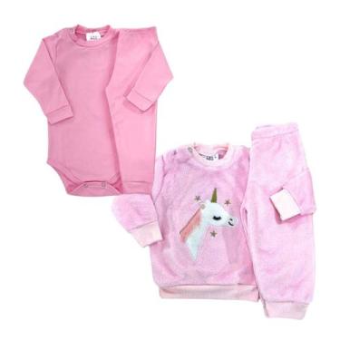 Imagem de Kit Conjunto Térmico Segunda Pele + Conjunto Fleece Infantil - 1 - Fof