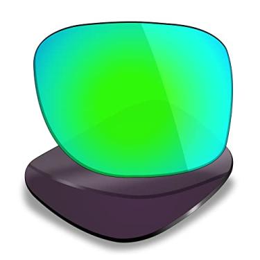 Imagem de Mryok Lentes de substituição polarizadas para Oakley Eye Jacket Redux OO9438 - Verde esmeralda