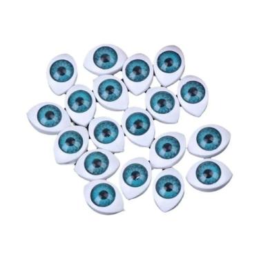 Imagem de Olhos De Segurança De Plástico Coloridos Para Bonecas, 20 Peças, 4 Tam