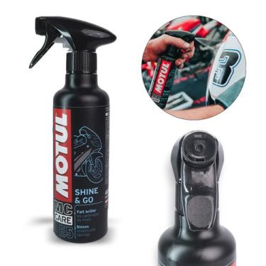 Imagem de Cera Líquida Spray Motul Shine &amp Go E5 400ml Acabamento Brilho Care