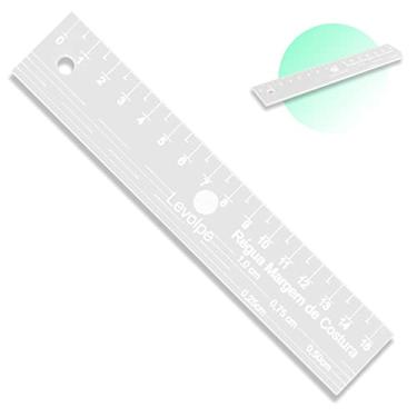Imagem de Régua Margem de Costura 15cm Costura Patchwork Scrapbook