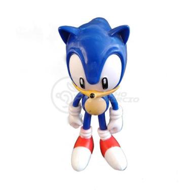 Boneco Sonic Metal - Sonic The Hedgehog - Sega - Fun