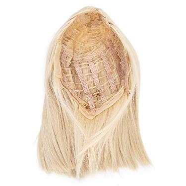 Imagem de Perucas retas na parte do meio, perucas de cabelo encaracolado, perucas onduladas para mulheres, salão, barbearia