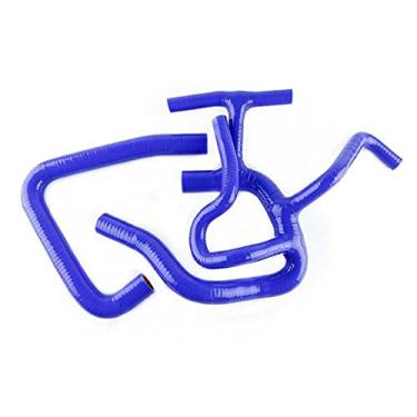 Imagem de LUXERAD Mangueira de radiador de silicone de desempenho de 3 camadas 4,5 mm para AUSTIN/ROVER MINI COOPER S MPI 1275/1.3L 1997-2001 (azul)