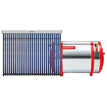 Imagem de Aquecedor Solar 600 L Inox 304 baixa pressão desnível + 1 Coletor a vácuo 30 tubos Komeco