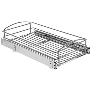 Imagem de Knape & Vogt RS-MUB-11-FN 12,7 cm A x 30,5 cm L x 50,8 cm D Cesto multiuso Prata Puxador Organizador, x x, níquel fosco