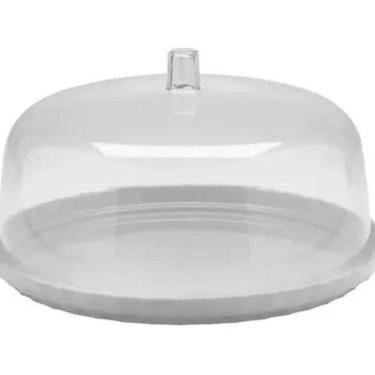 Imagem de Boleira Porta Bolo Doces Cupcake Com Tampa Para Festa 30Cm