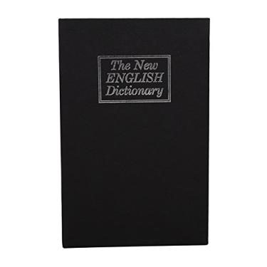 Imagem de 1 pç de trava de segurança dicionário livro secreto cofre dinheiro joias caixa de armário escondida (vermelho), Dicionário Caixa de segurança secreta com chave de combinação de números,